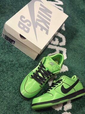 Powerpuff SB Dunks "ButterCup" Sz 11M DS